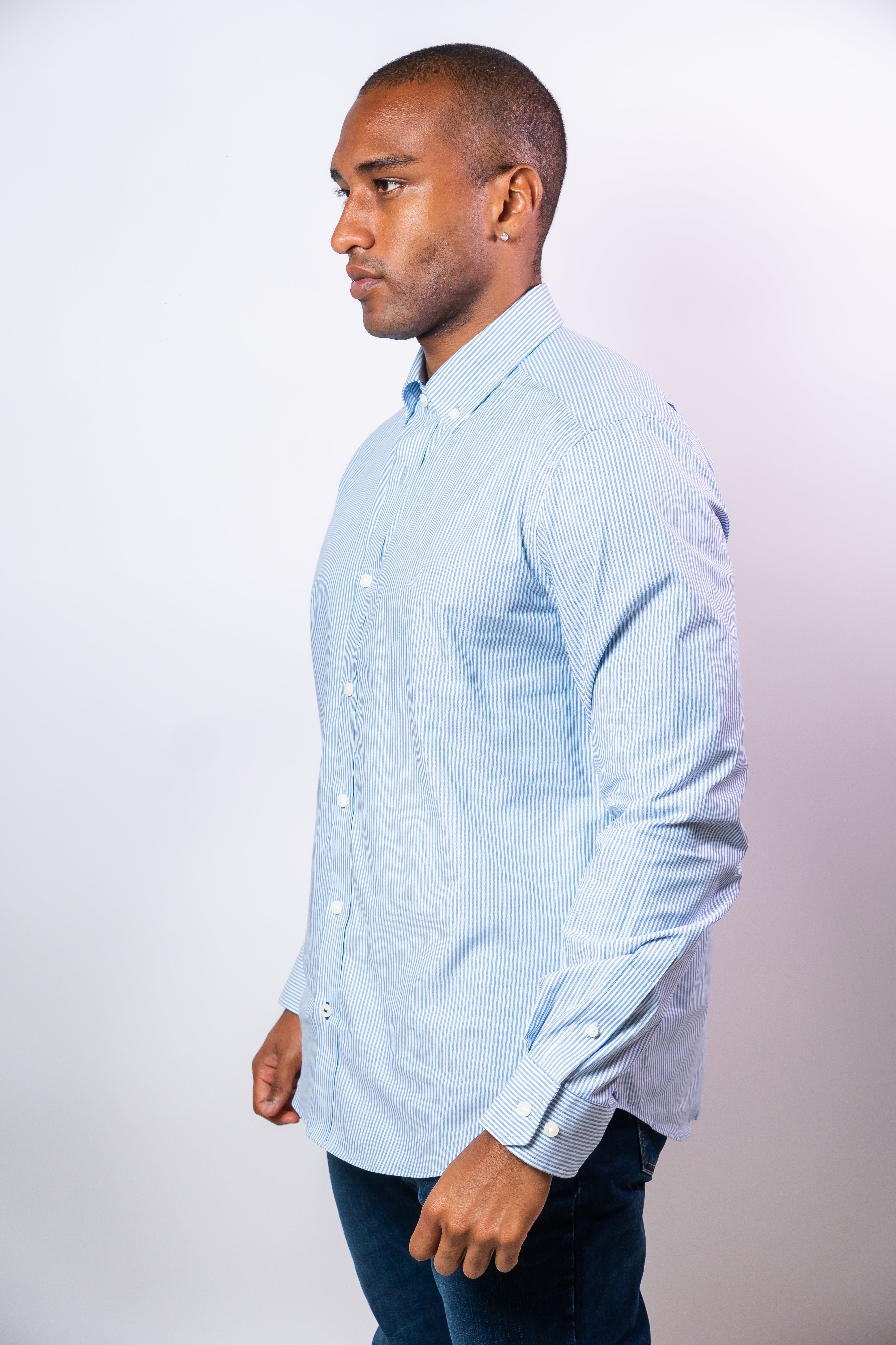Camisa Manga Larga Hombre Nautica Classic Fit