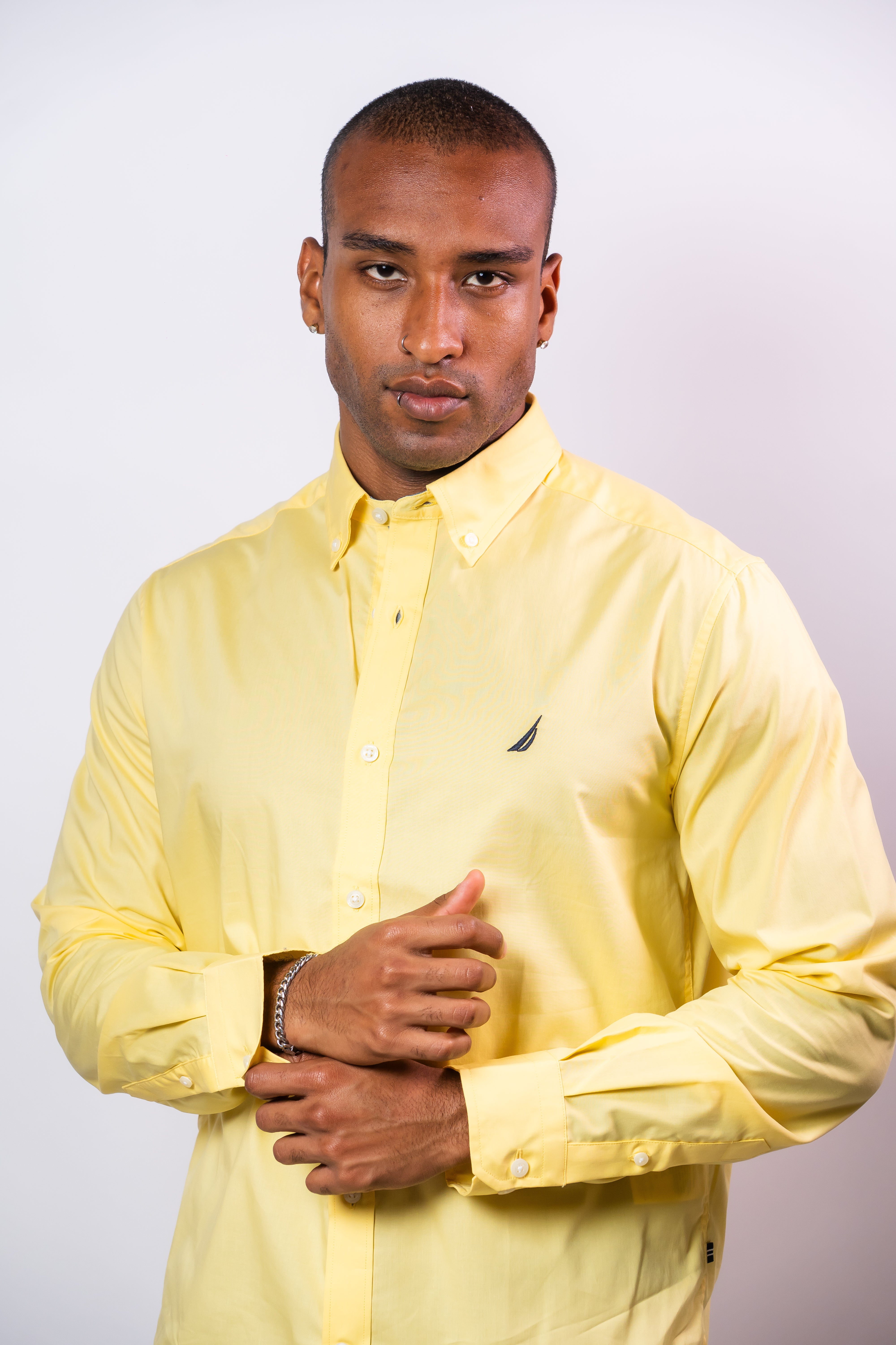 Camisa Manga Larga Hombre Nautica Classic Fit