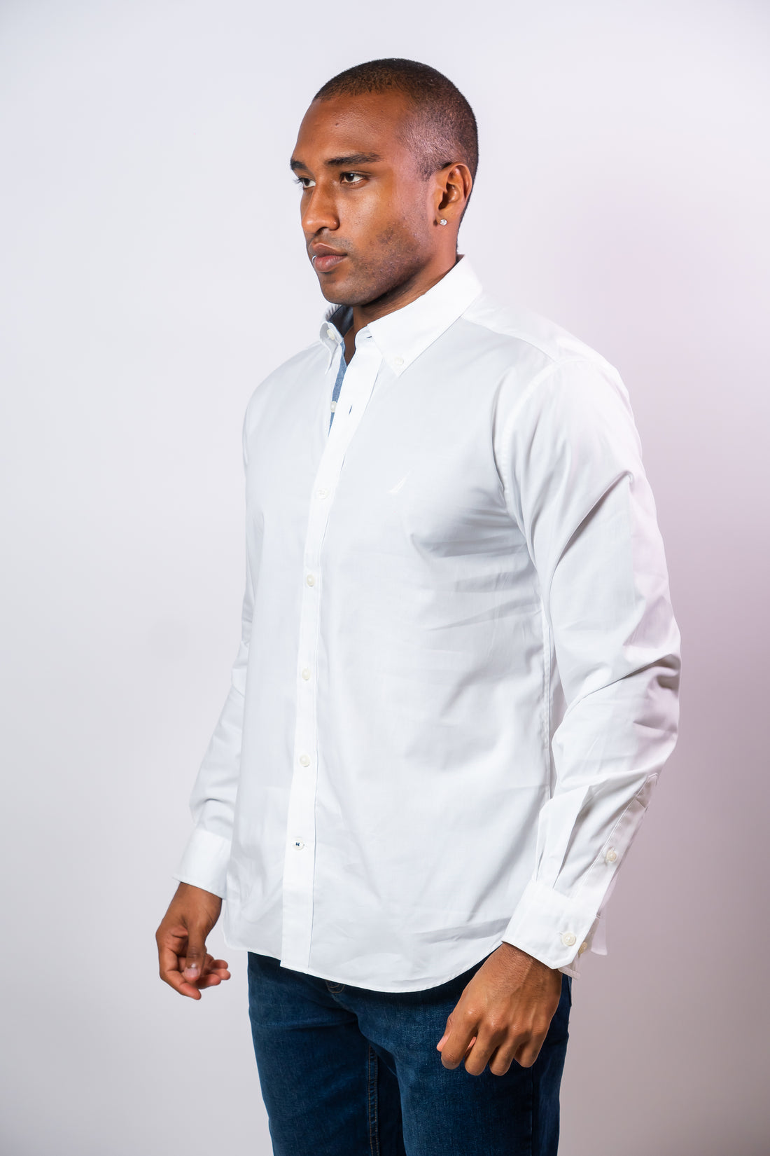 Camisa Manga Larga Hombre Nautica Classic Fit