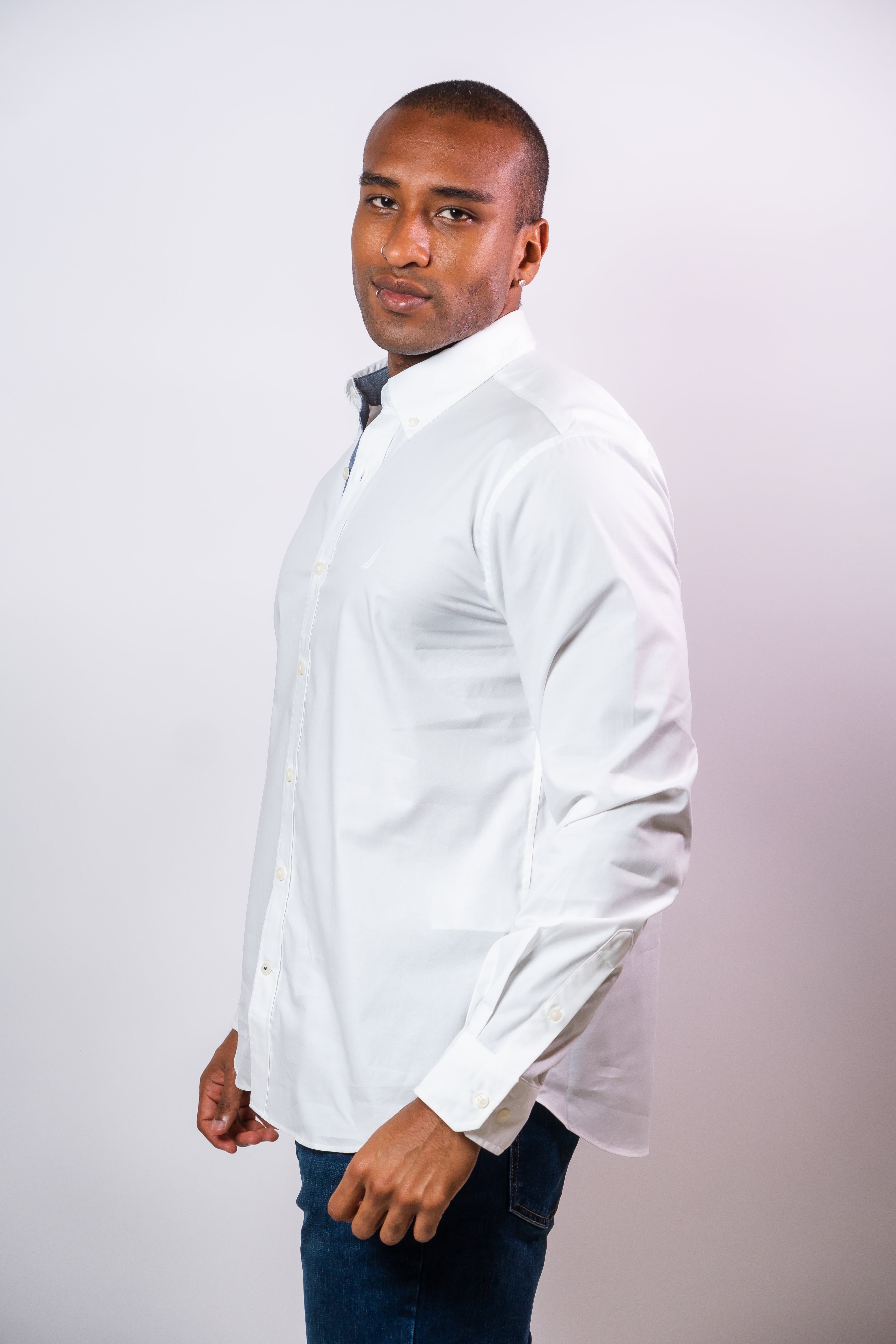 Camisa Manga Larga Hombre Nautica Classic Fit