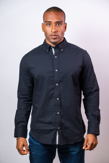 Camisa Manga Larga Hombre Nautica Classic Fit