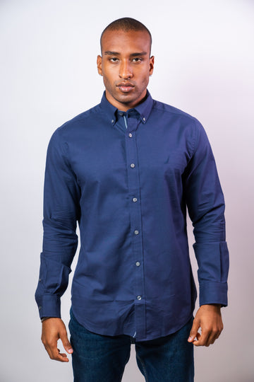 Camisa Manga Larga Hombre Nautica Classic Fit