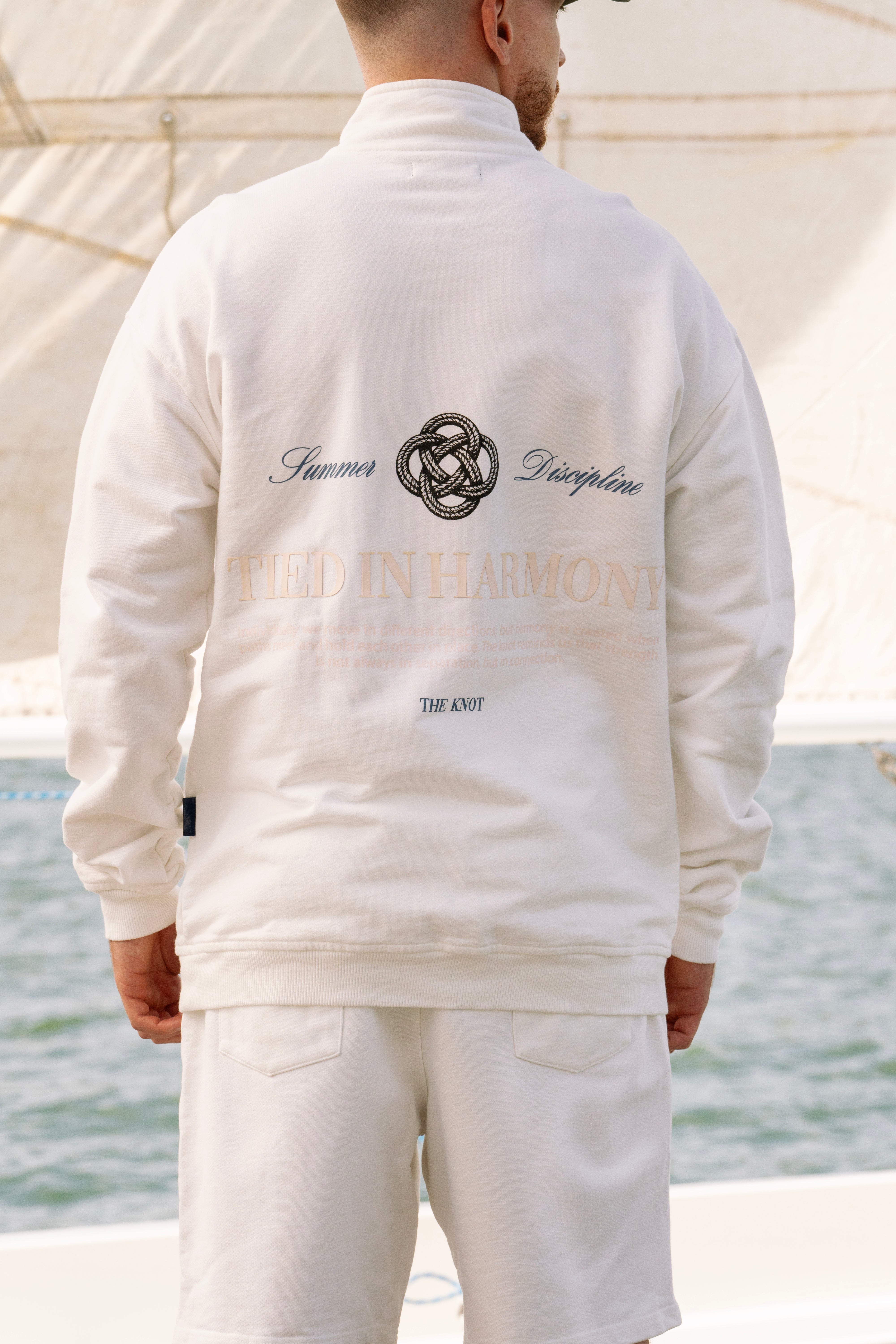 Hoodie Crewneck Hombre Social Harmony