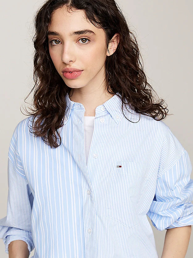 Camisa Women Tommy Hilfiger Navy Camisas