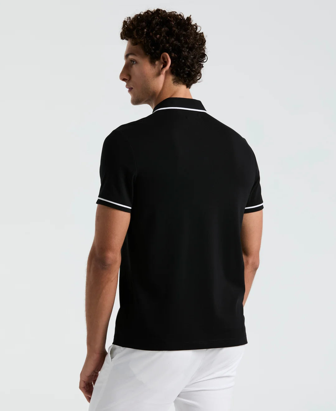 Polo Negro Hombre Penguin