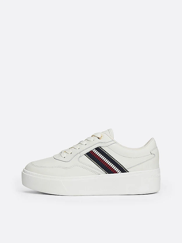 Tenis Women Tommy Hilfiger White Tenis