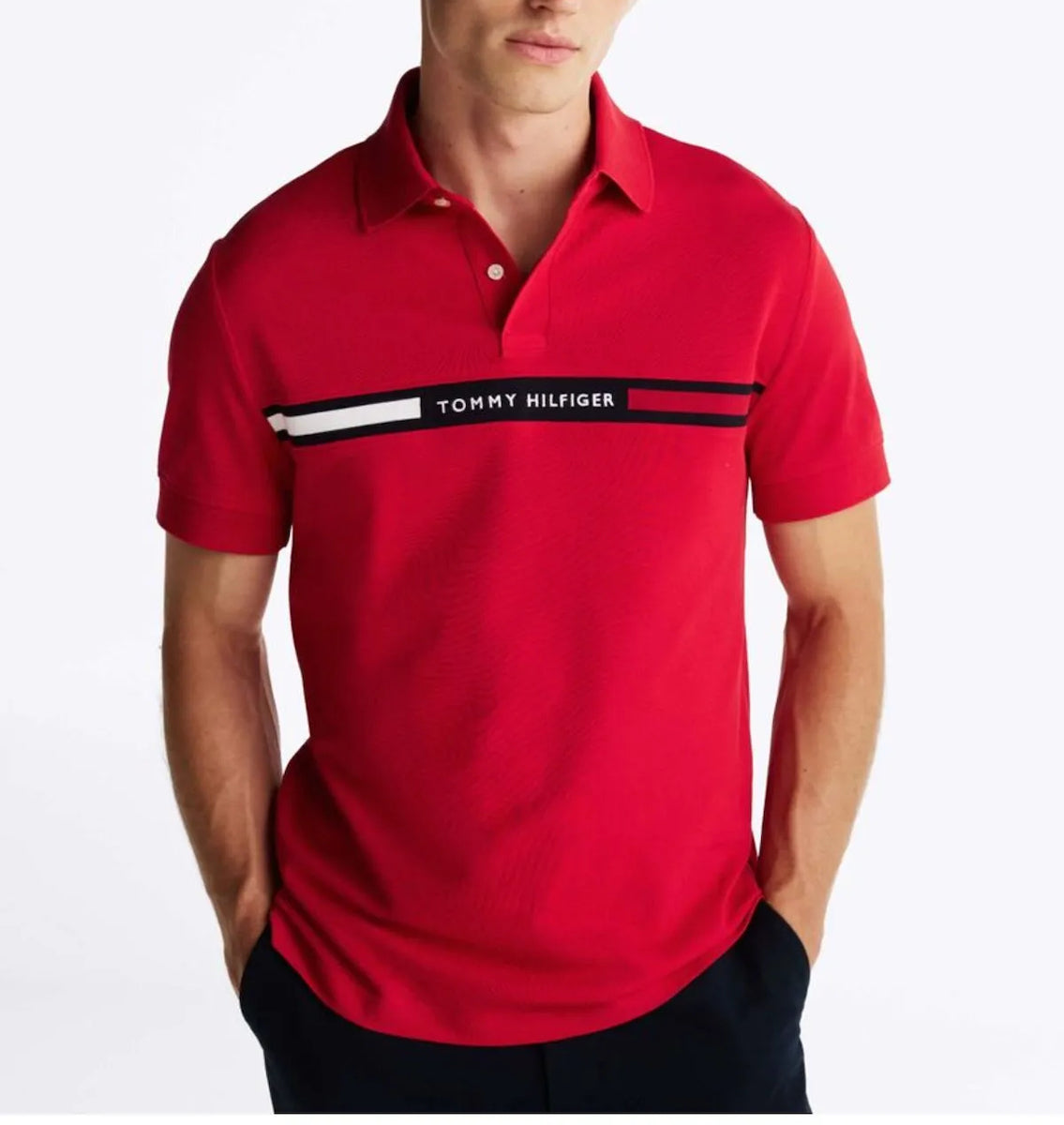 Polo Tommy Hilfiger Medium Red