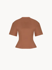 CELĒIT Girly Oversized Tee Brown