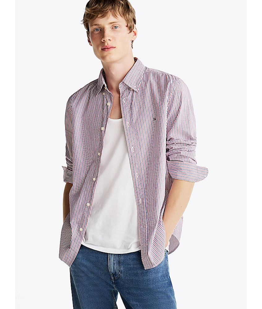 Camisa Tommy Hilfiger Regular Regatta Red