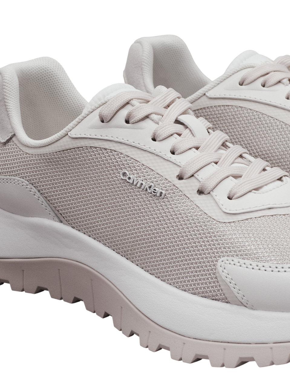 Tenis Women Calvin Klein Off White Tenis