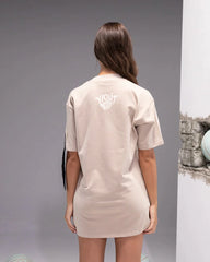 Vestido Y/Out Shirtdress Beige