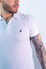 Polo Nautica Slim Fit White