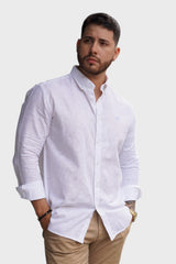 Camisa Oscar De La Renta Lino Tailored