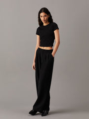 Cropped T-Shirt Calvin Klein Women Black