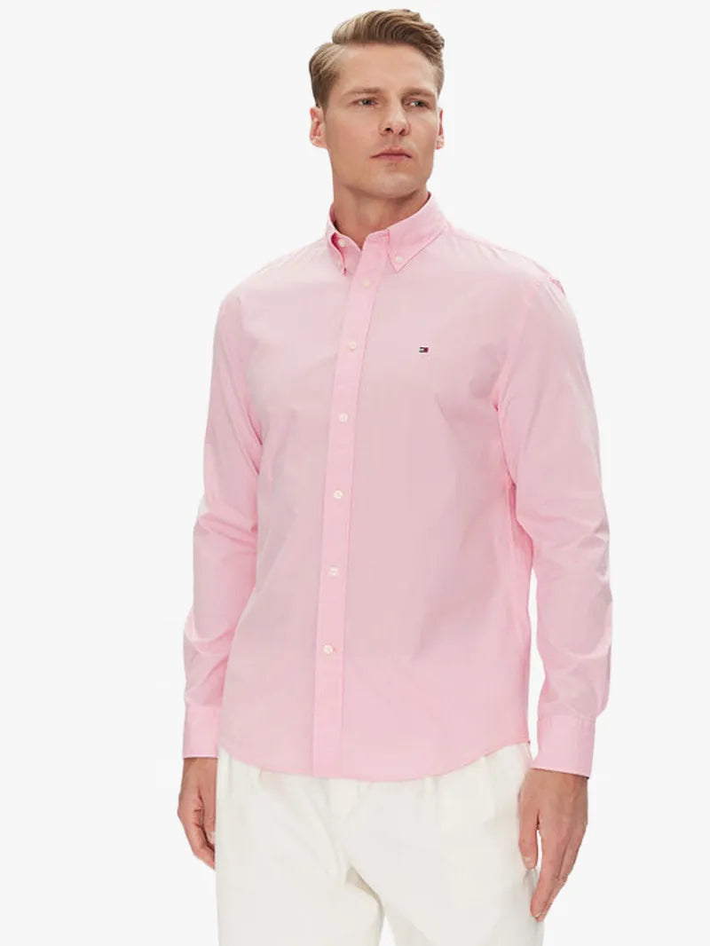 Camisa Tommy Hilfiger Regular Classic Pink