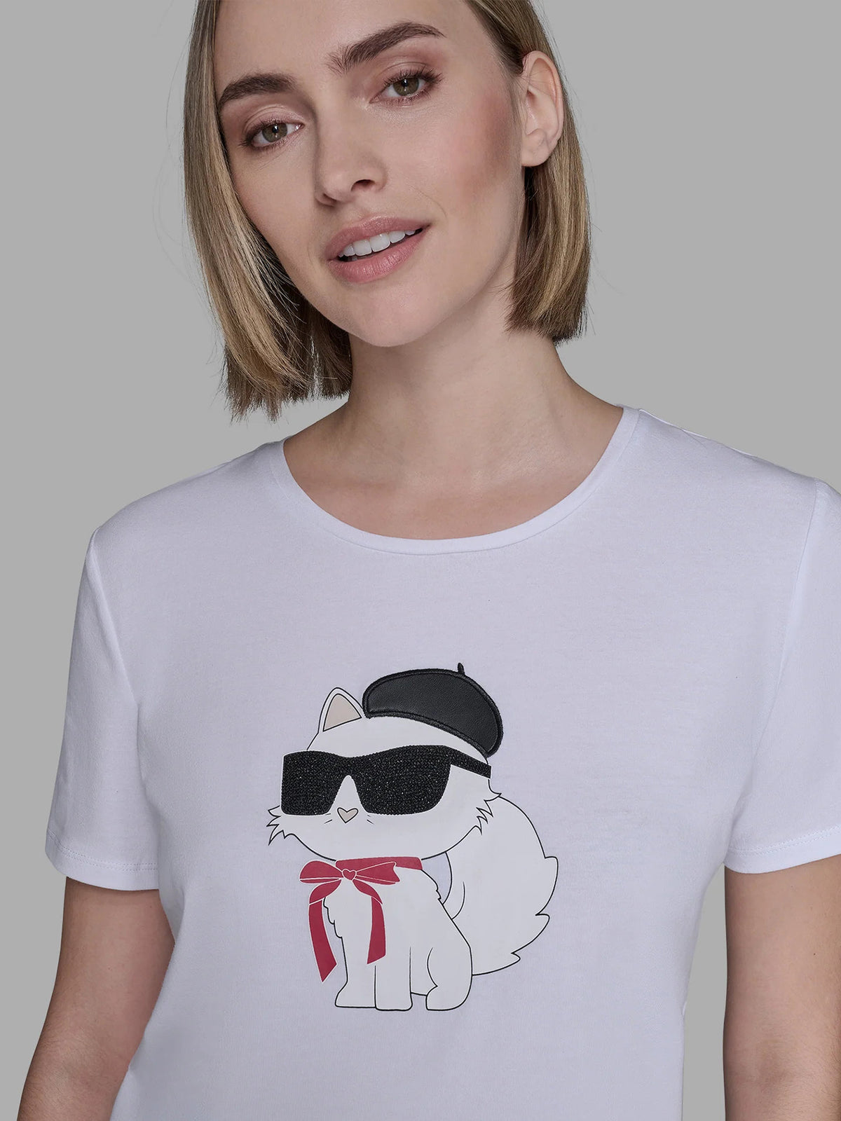Camiseta Blanca Mujer Karl Lagerfeld