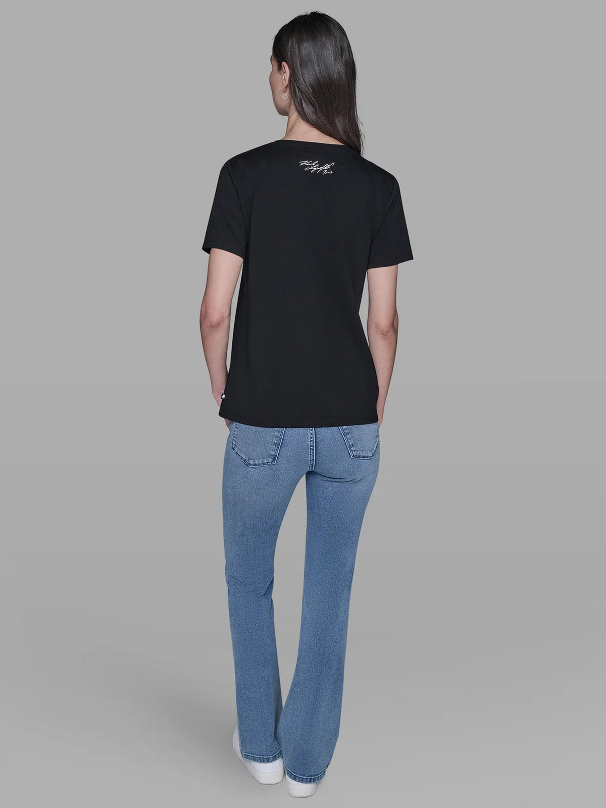 Camiseta Negra Mujer Karl Lagerfeld