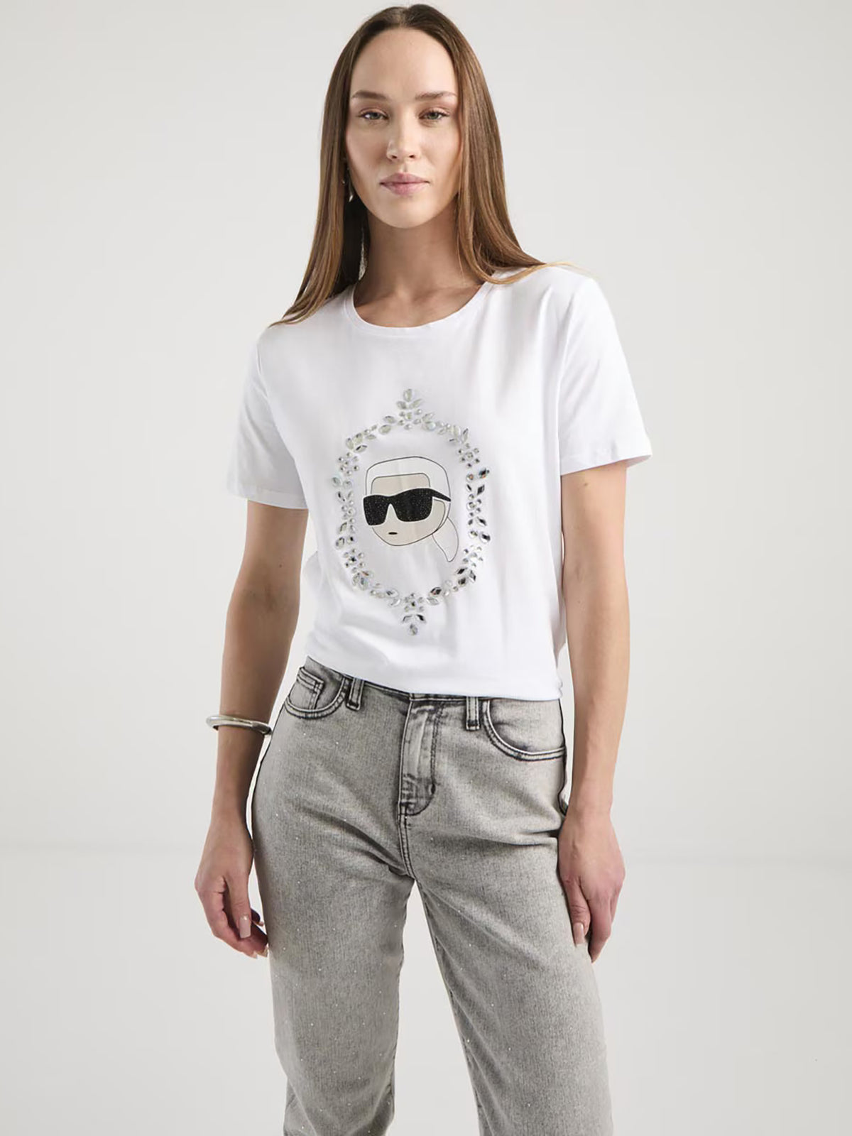 Camiseta Blanca Mujer Karl Lagerfeld