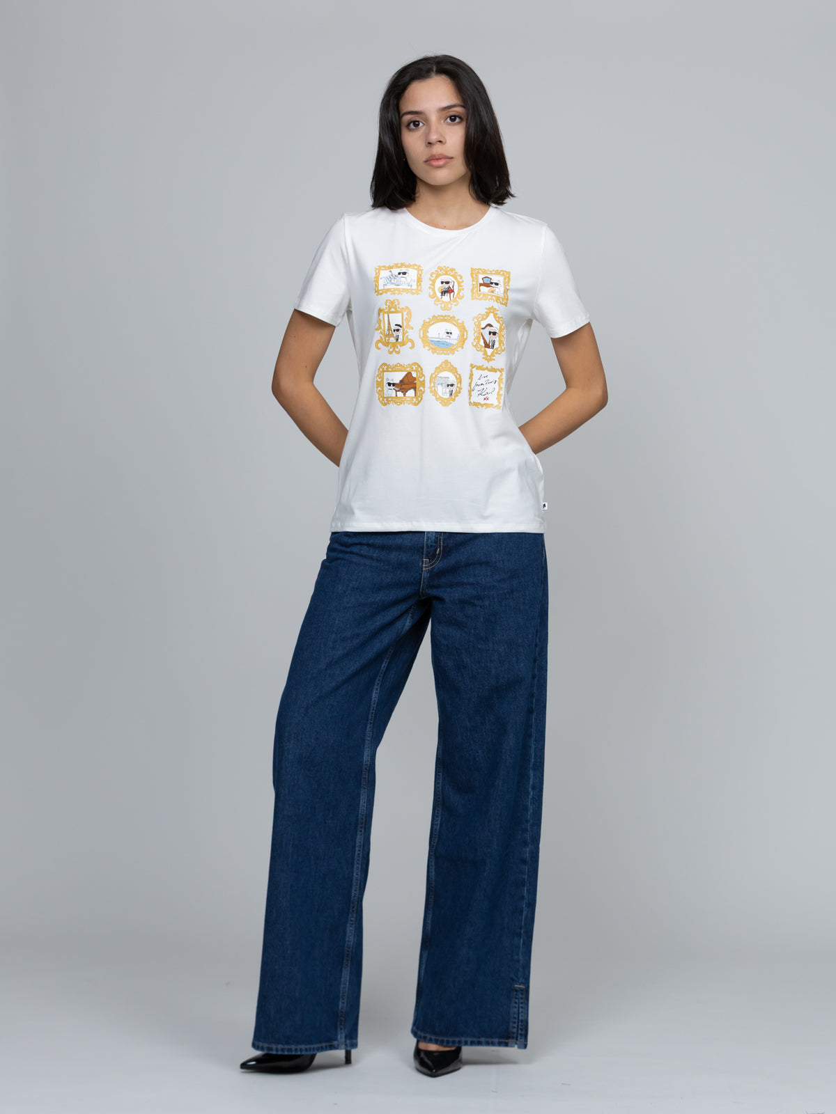 Camiseta Blanca Mujer Karl Lagerfeld