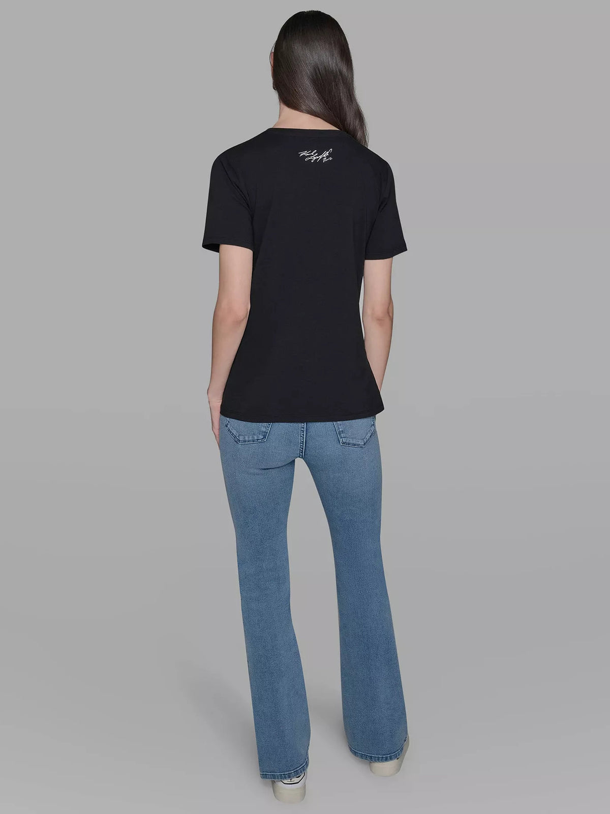 Camiseta Negra Mujer Karl Lagerfeld