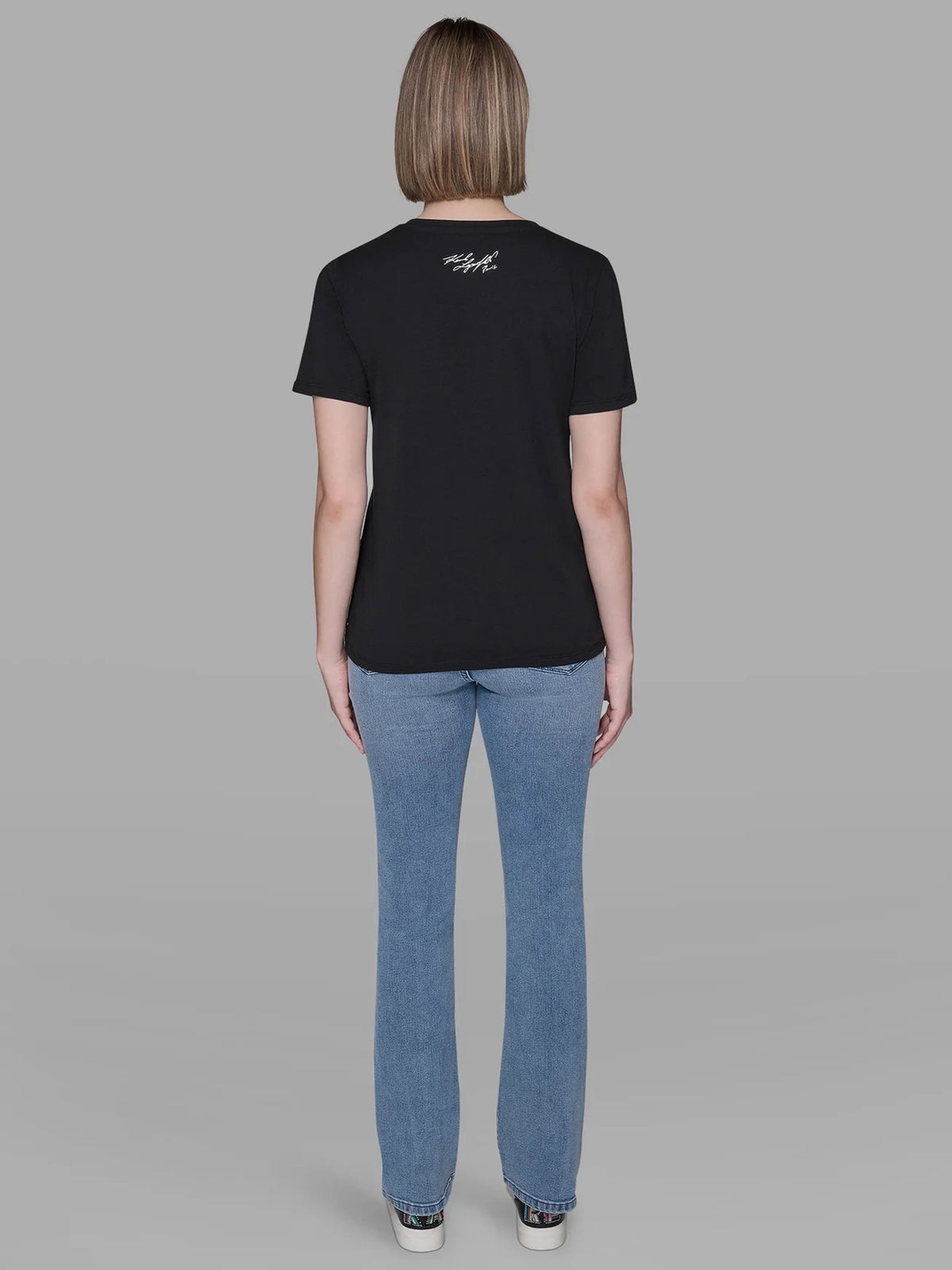 Camiseta Negra Mujer Karl Lagerfeld