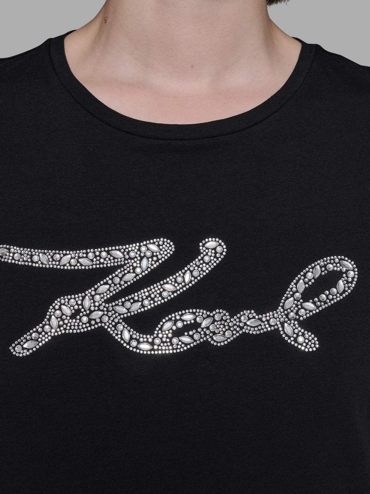 Camiseta Negra Mujer Karl Lagerfeld
