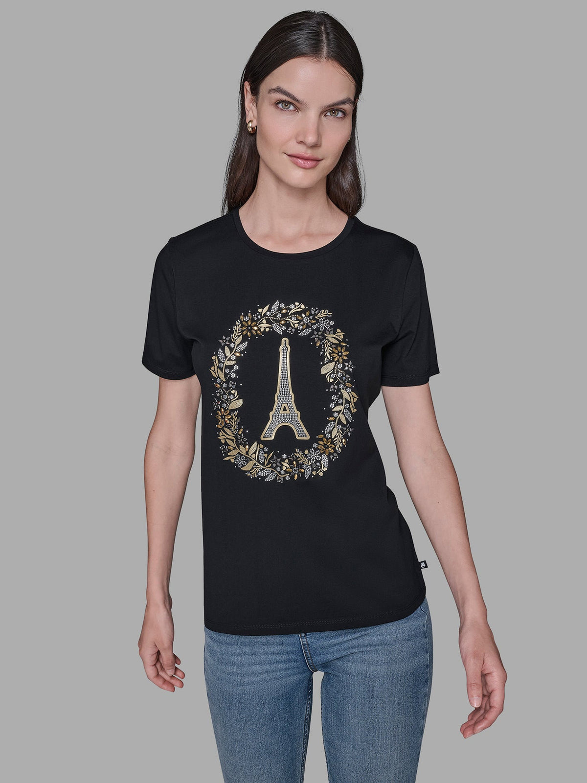 Camiseta Negra Mujer Karl Lagerfeld