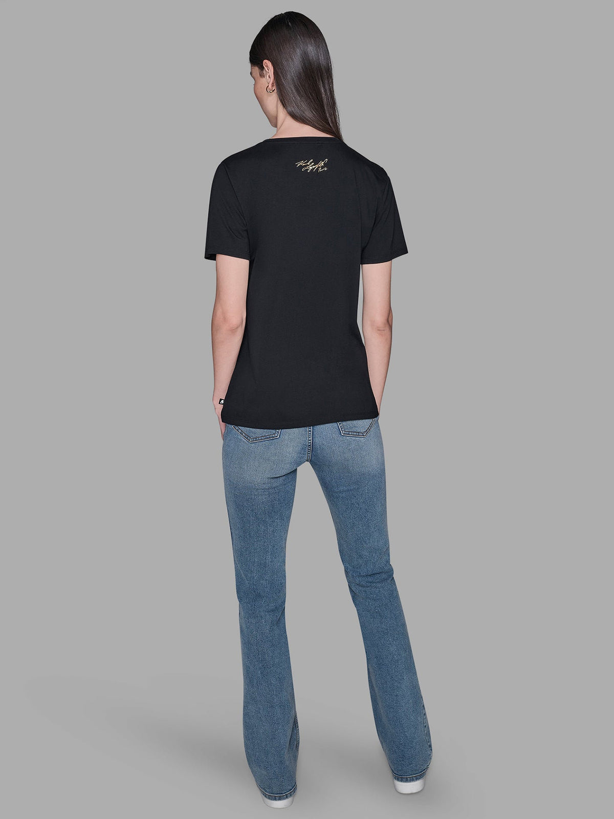 Camiseta Negra Mujer Karl Lagerfeld