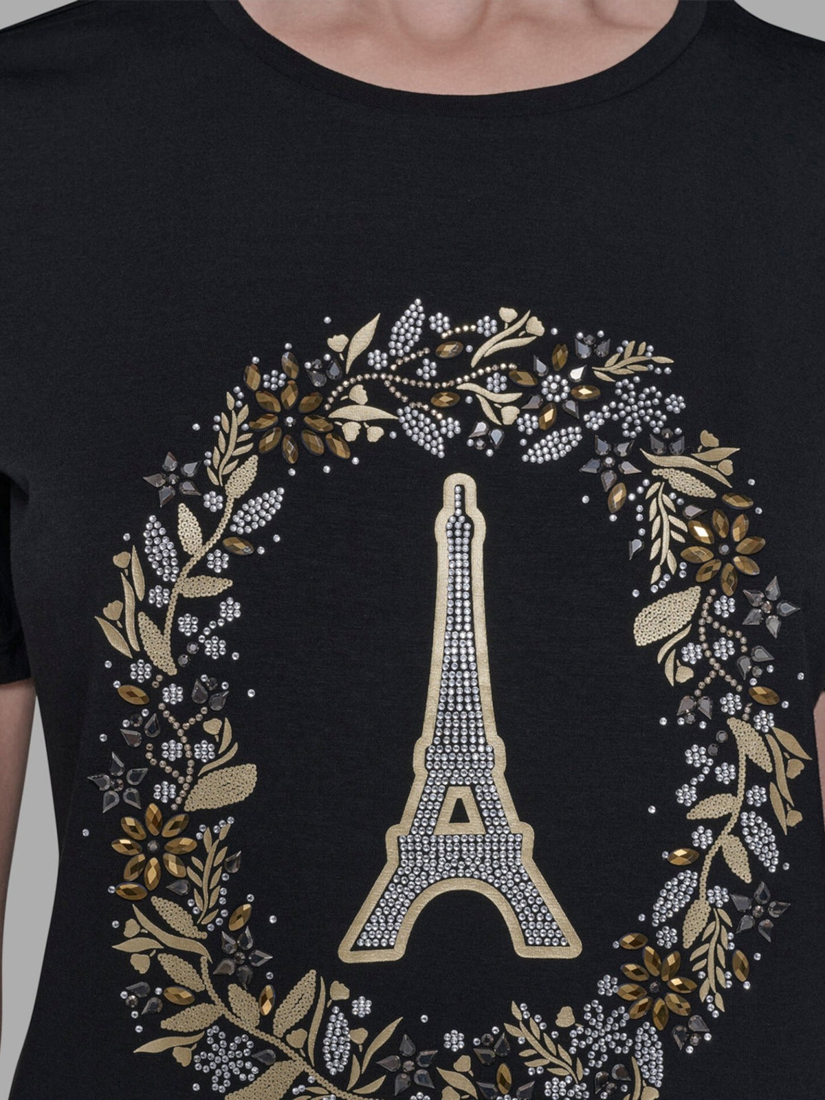 Camiseta Negra Mujer Karl Lagerfeld