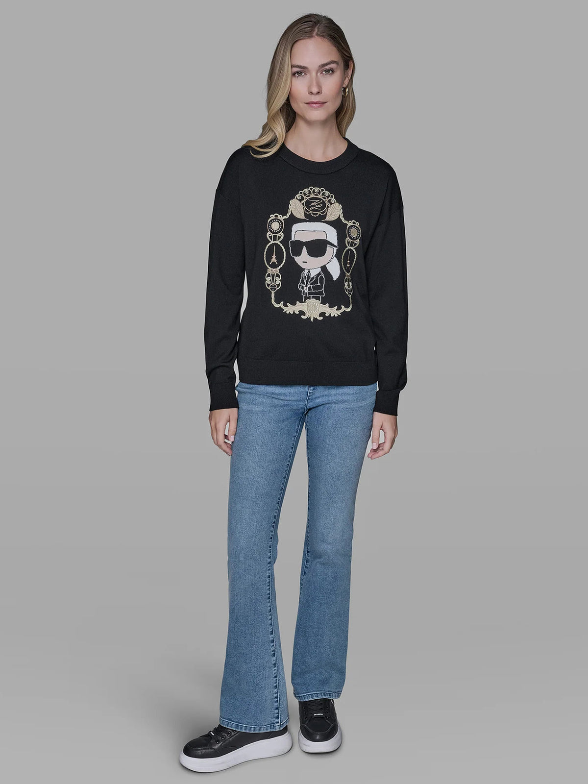 Buzo Negro Mujer Karl Lagerfeld