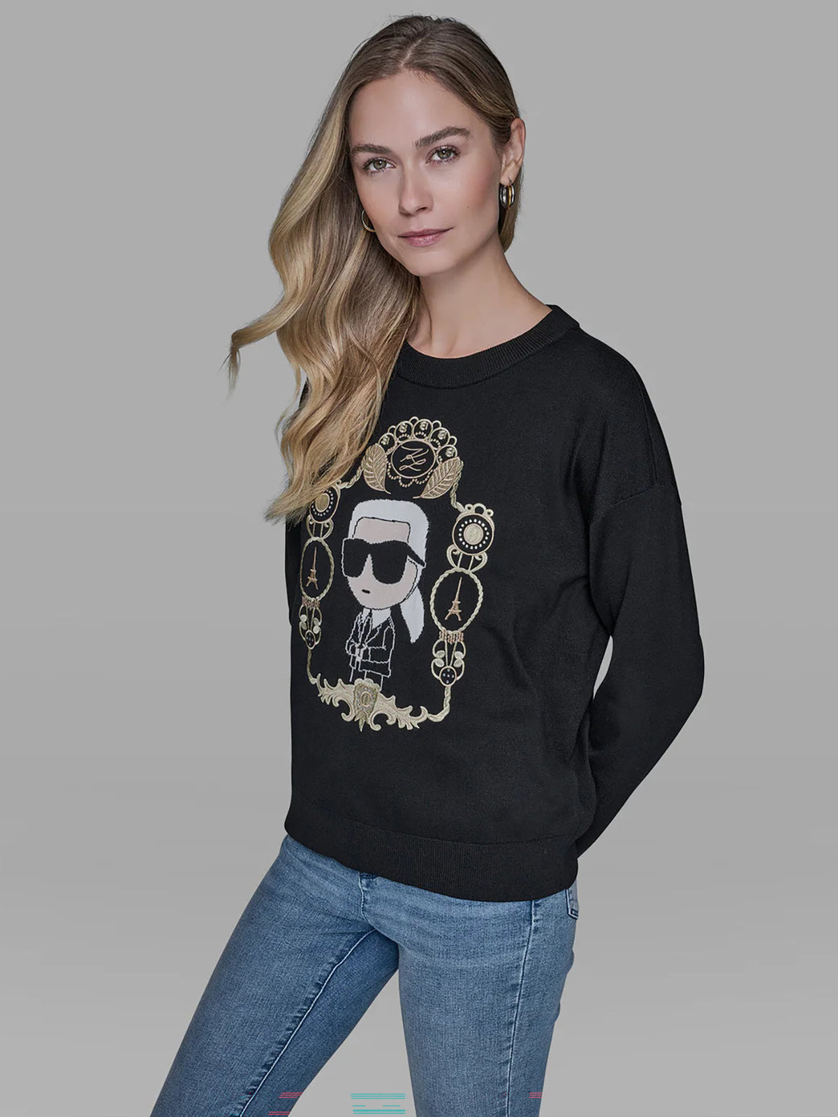 Buzo Negro Mujer Karl Lagerfeld
