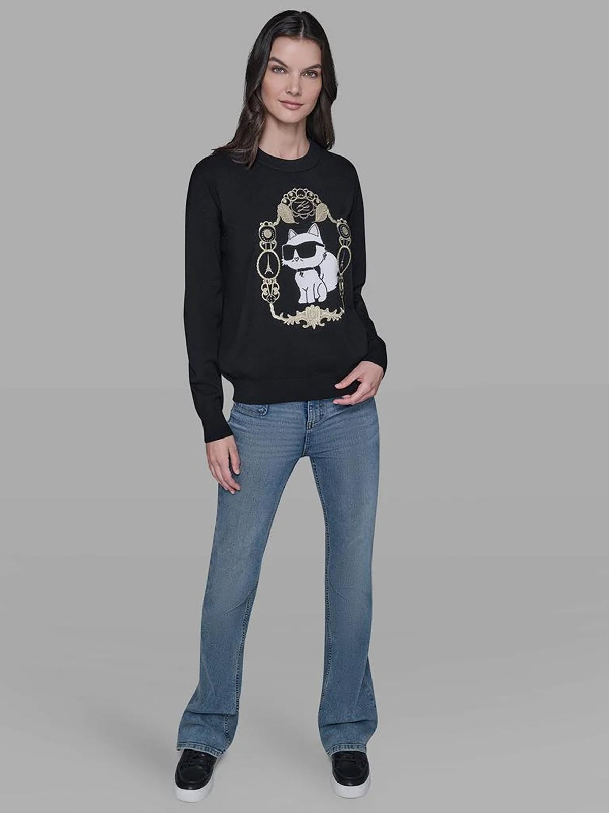 Buzo Negro Mujer Karl Lagerfeld