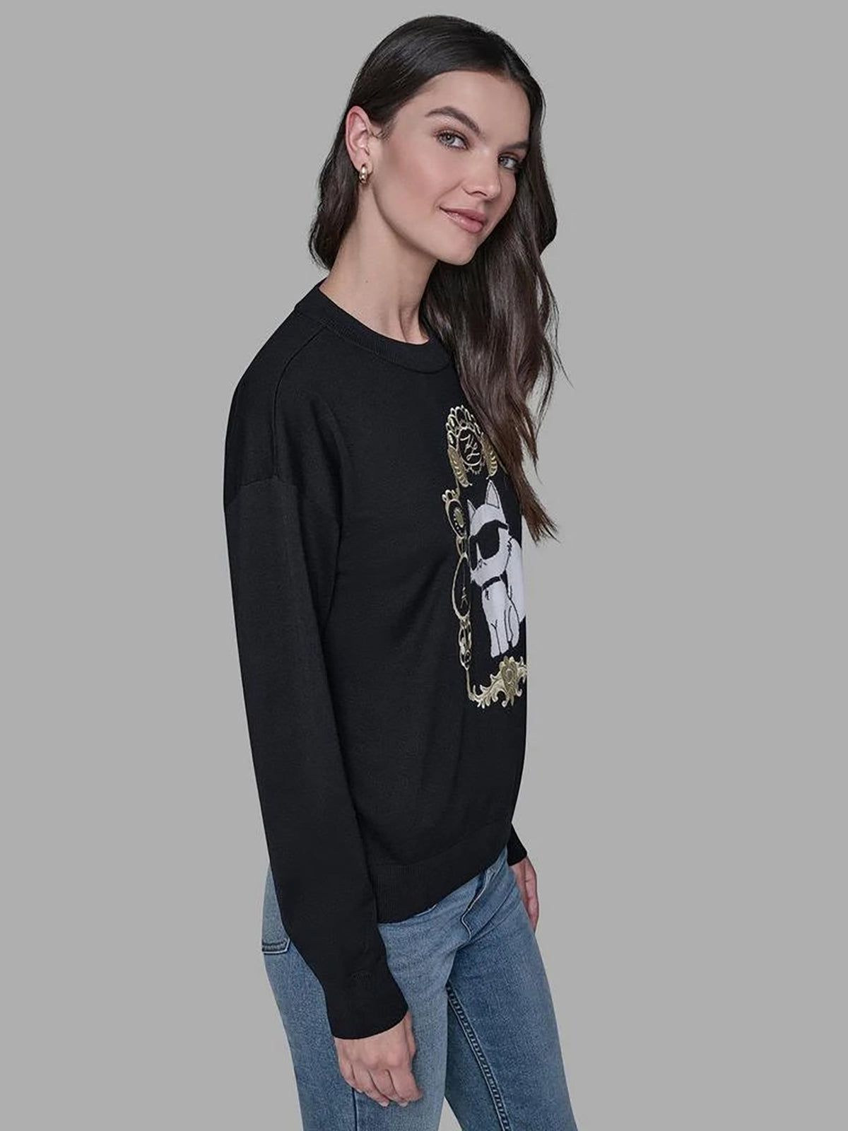 Buzo Negro Mujer Karl Lagerfeld