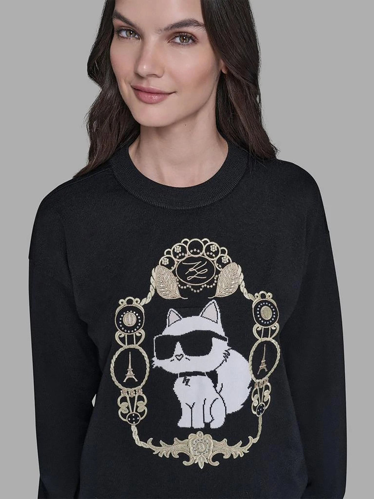 Buzo Negro Mujer Karl Lagerfeld
