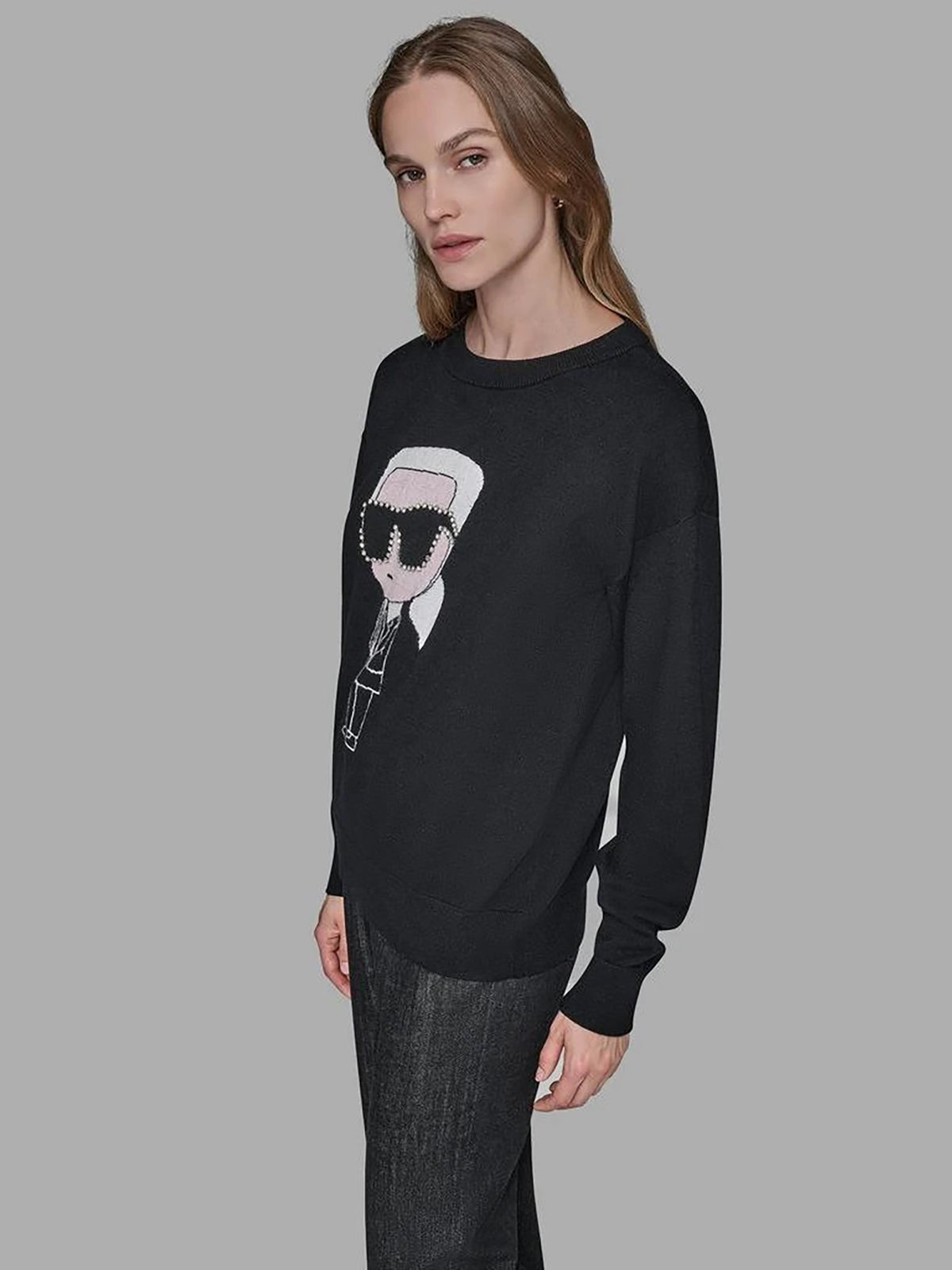 Buzo Negro Mujer Karl Lagerfeld