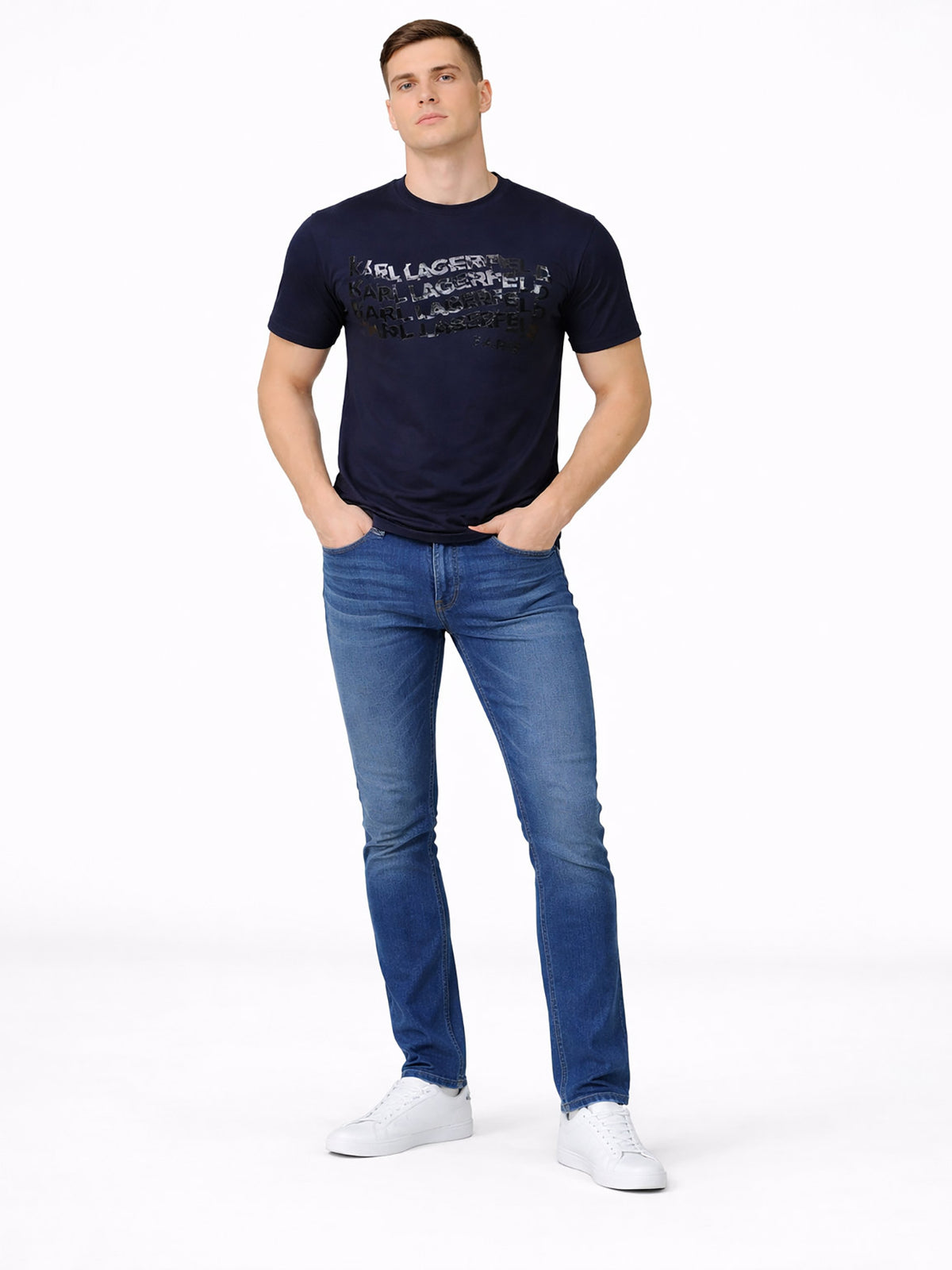 Camiseta Negra Hombre Karl Lagerfeld