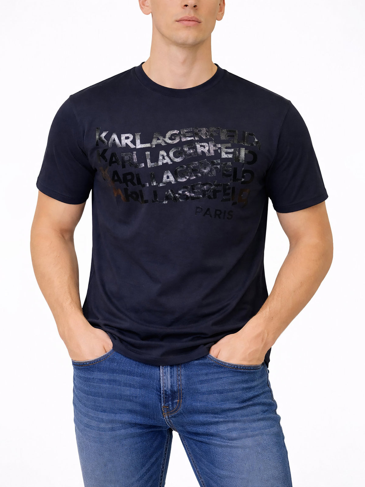 Camiseta Negra Hombre Karl Lagerfeld
