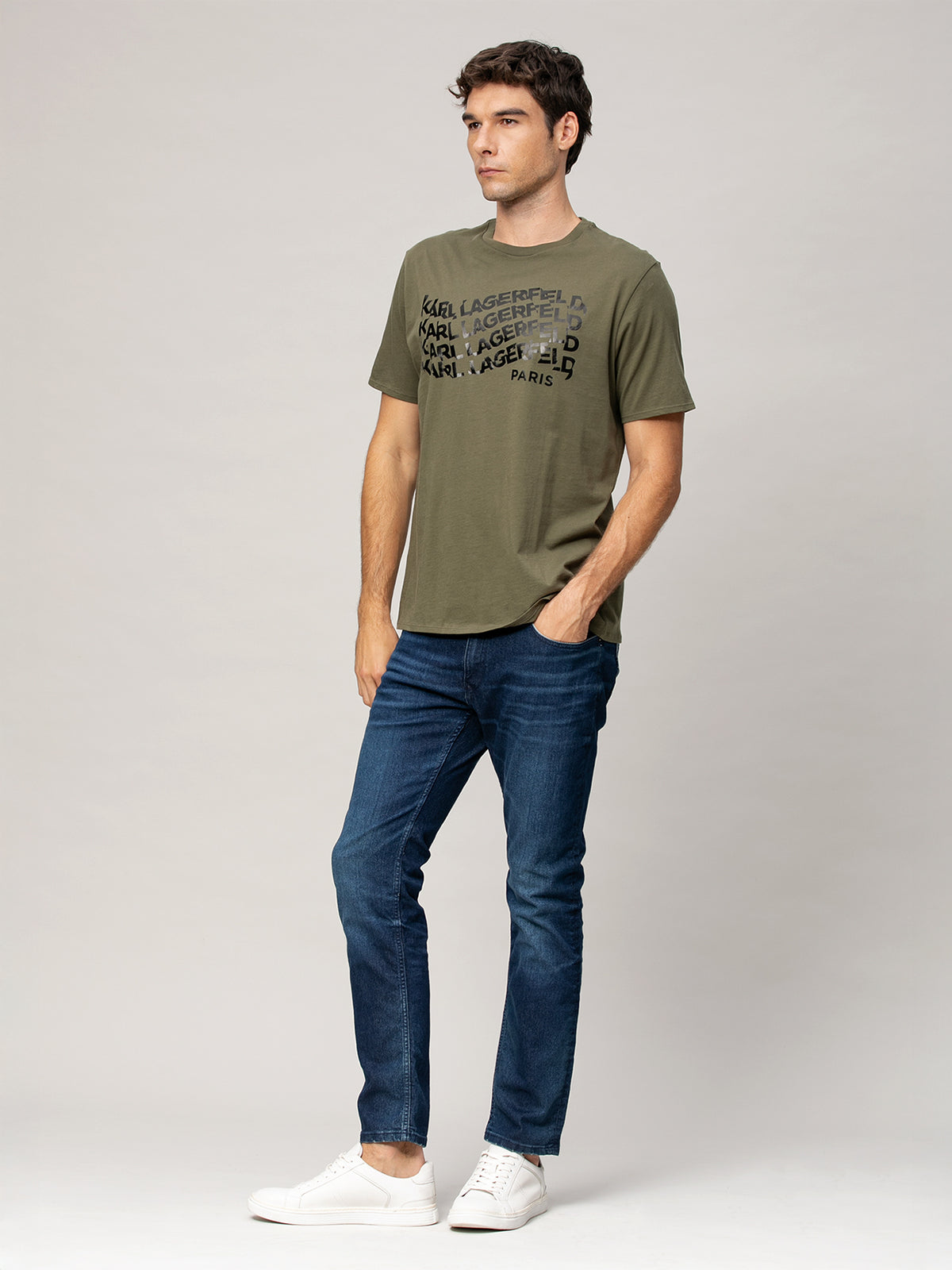Camiseta Oliva Hombre Karl Lagerfeld