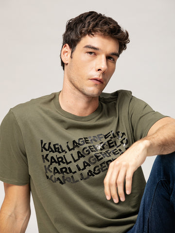 Camiseta Oliva Hombre Karl Lagerfeld
