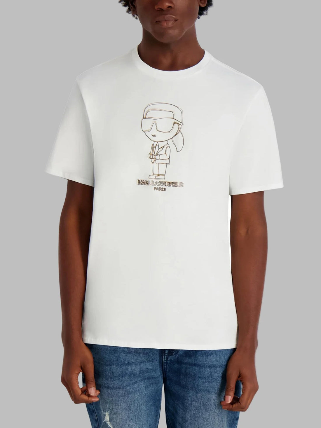 Camiseta Blanca Hombre Karl Lagerfeld