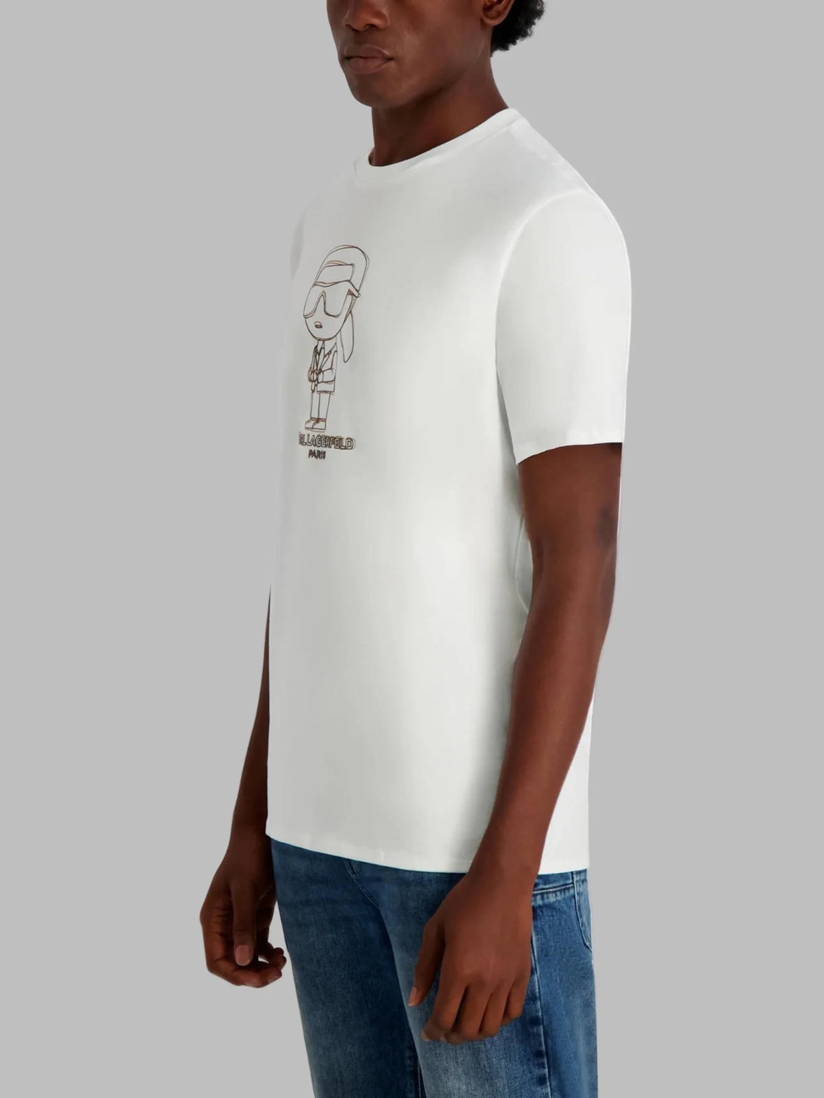 Camiseta Blanca Hombre Karl Lagerfeld