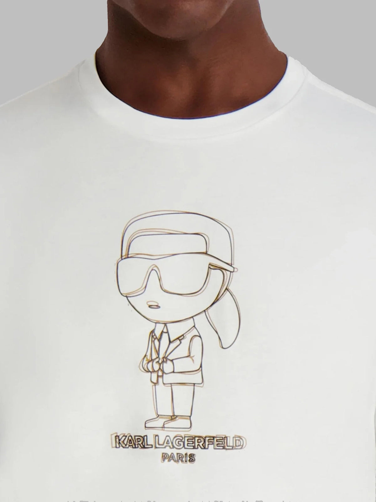 Camiseta Blanca Hombre Karl Lagerfeld