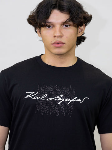 Camiseta Negra Hombre Karl Lagerfeld