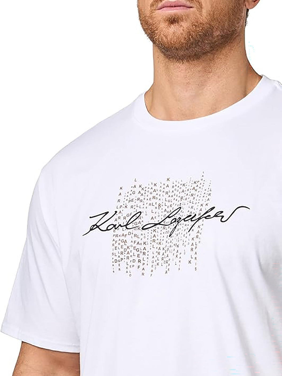 Camiseta Blanca Hombre Karl Lagerfeld