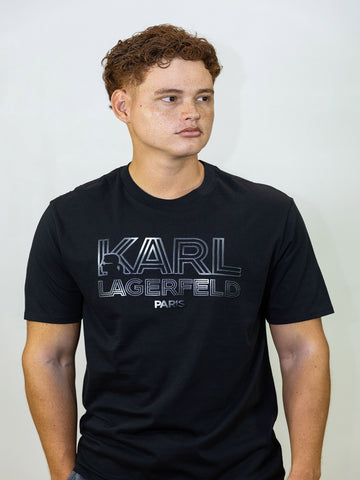 Camiseta Negra Hombre Karl Lagerfeld