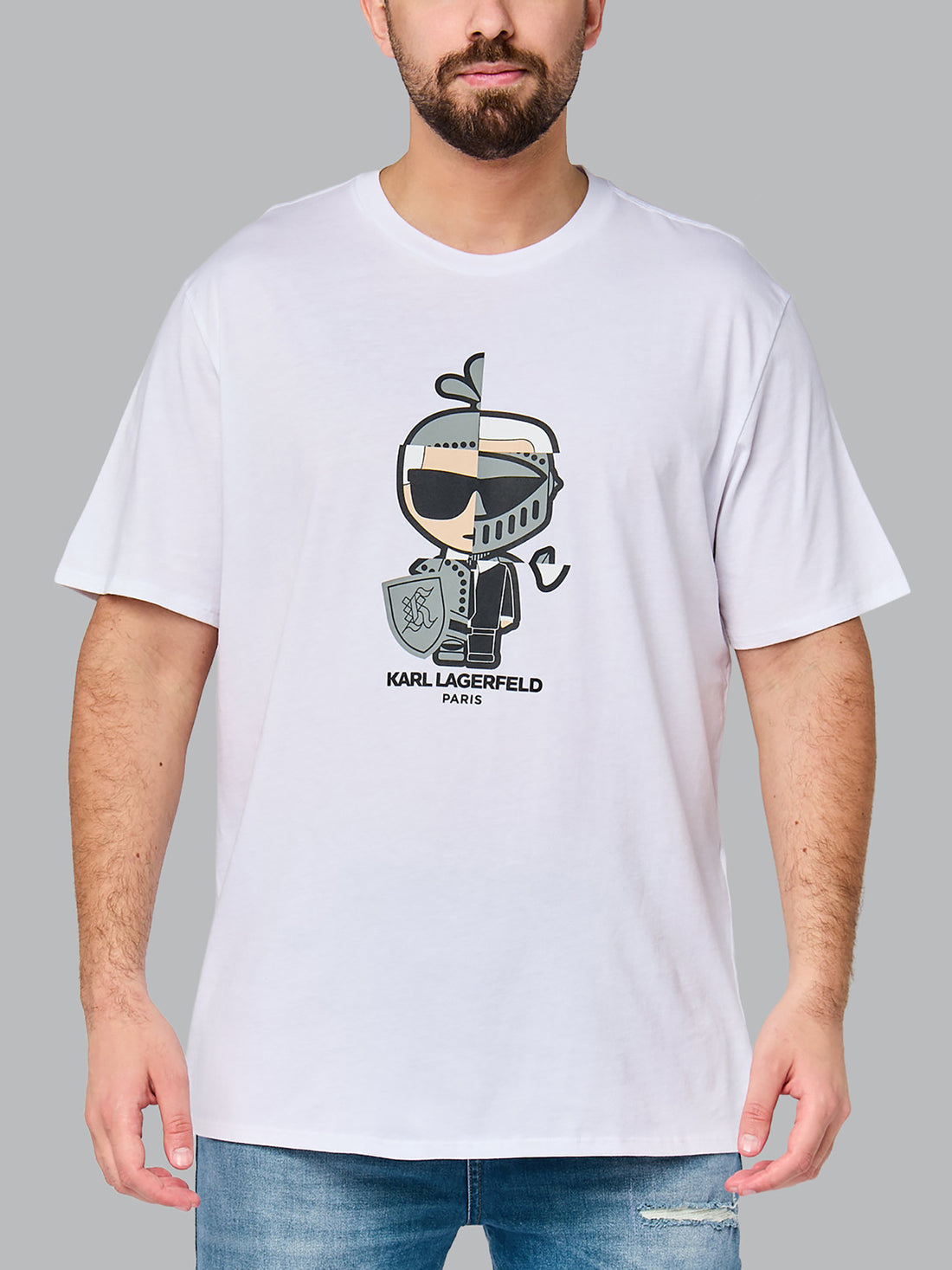 Camiseta Blanca Hombre Karl Lagerfeld