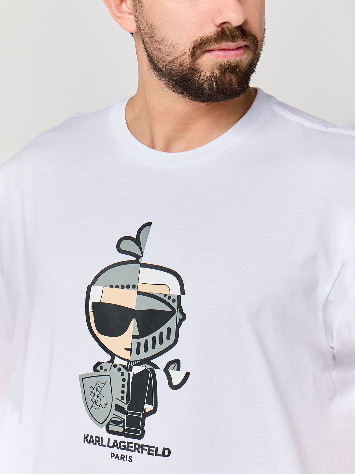 Camiseta Blanca Hombre Karl Lagerfeld