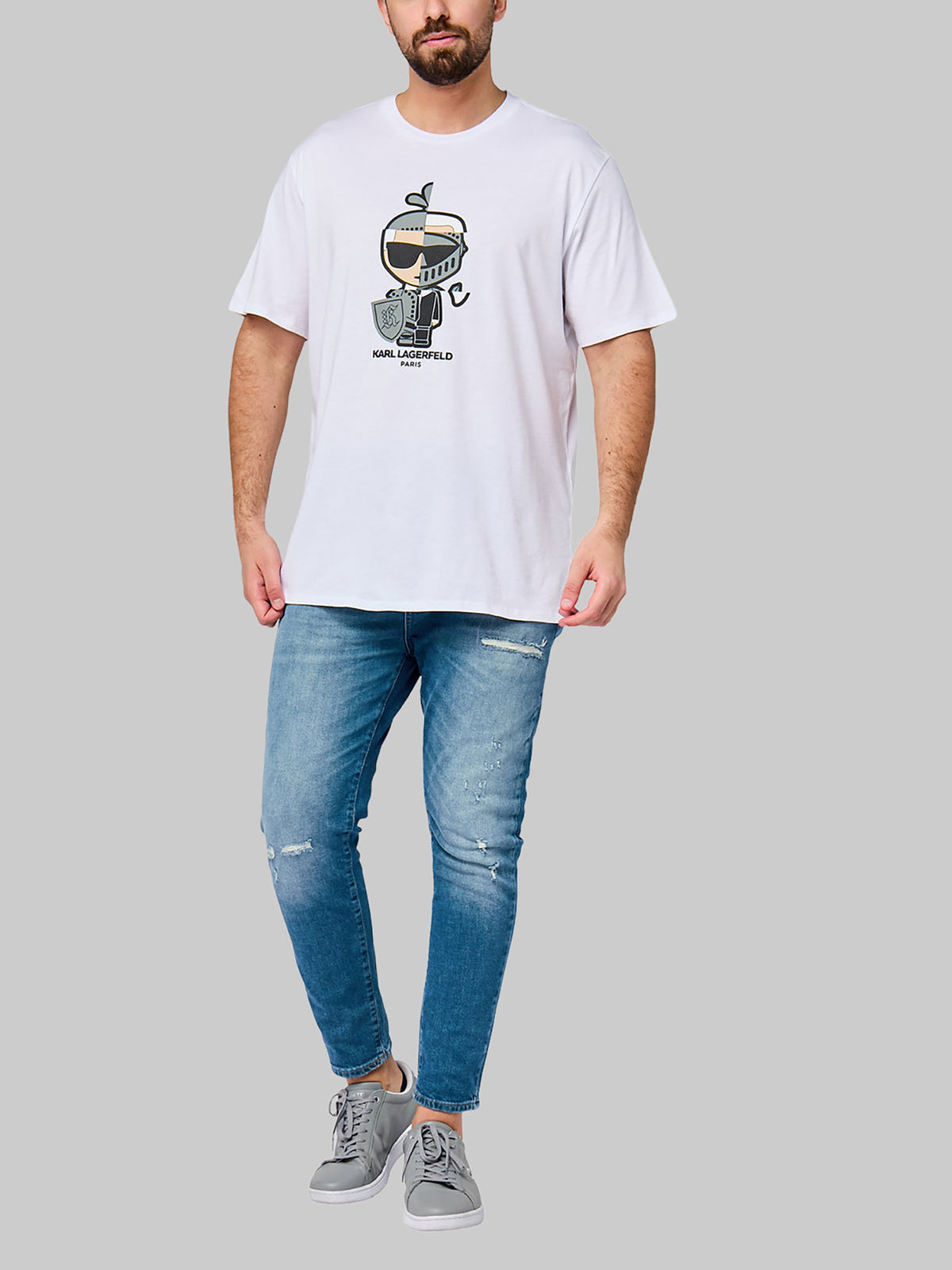 Camiseta Blanca Hombre Karl Lagerfeld