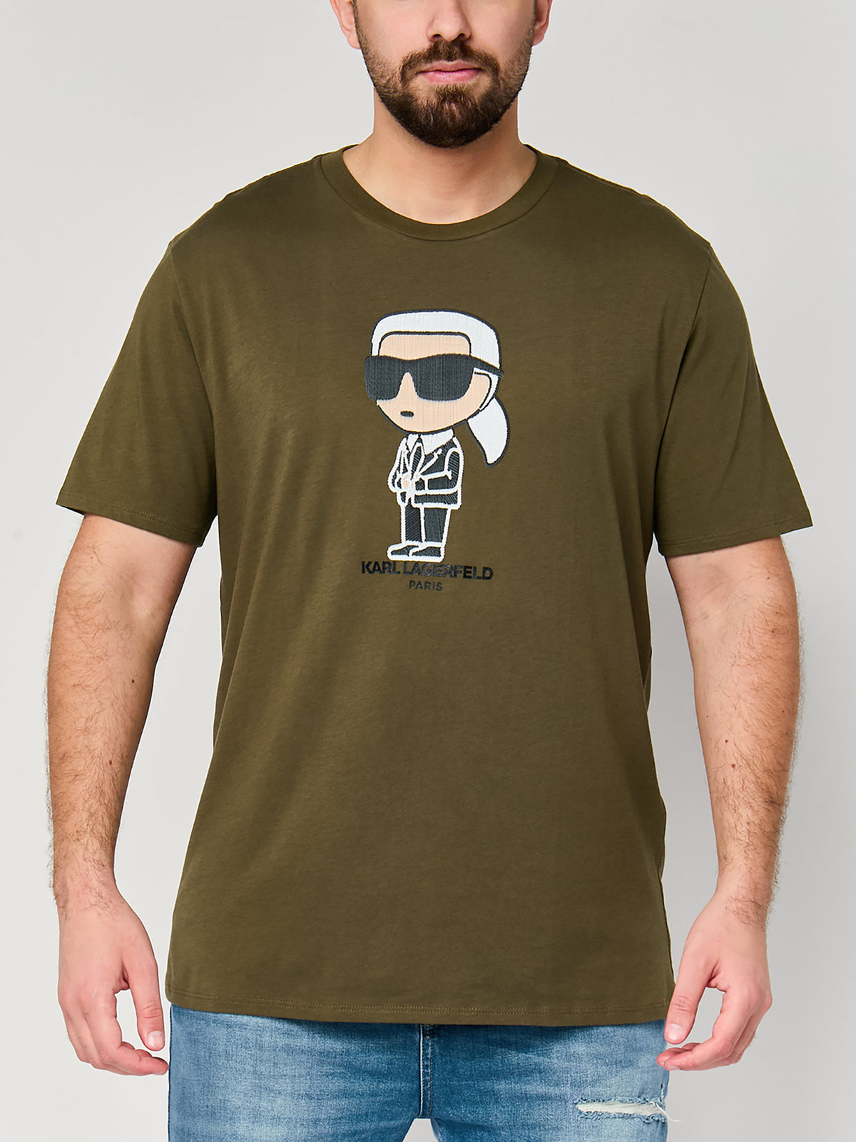 Camiseta Oliva Hombre Karl Lagerfeld