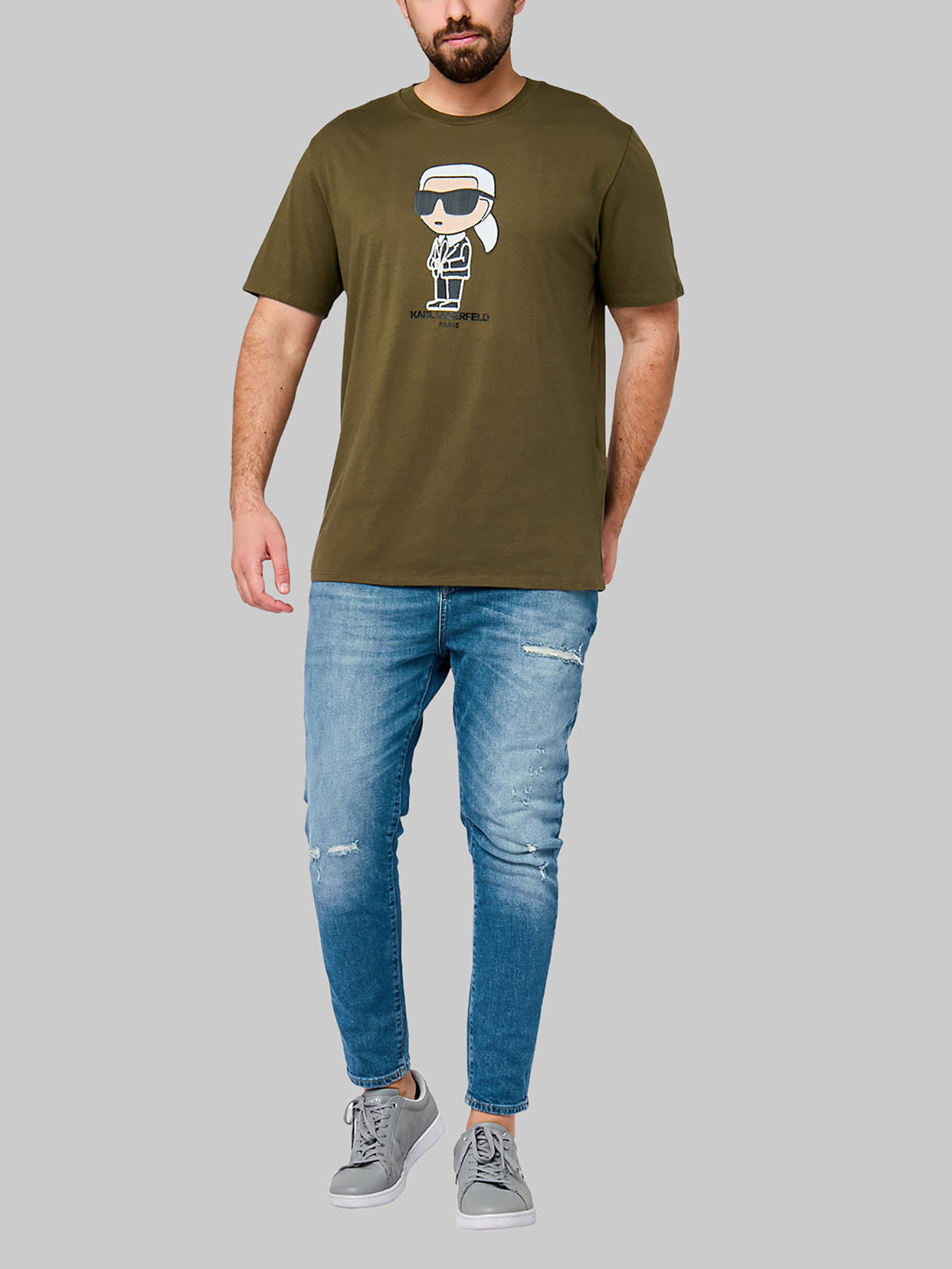 Camiseta Oliva Hombre Karl Lagerfeld